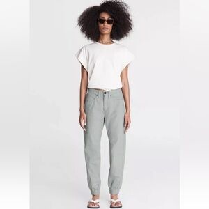 Rag & Bone Engineered Jogger Pants Button Fly Women’s 29 Elastic Cuff
